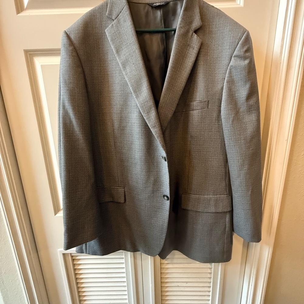 Joseph & Feiss Gray Sport Coat Modern Wool Blend
